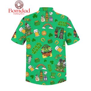 Star Wars Happy St. Patrick’s Day Lucky Baby Yoda Hawaiian Shirts