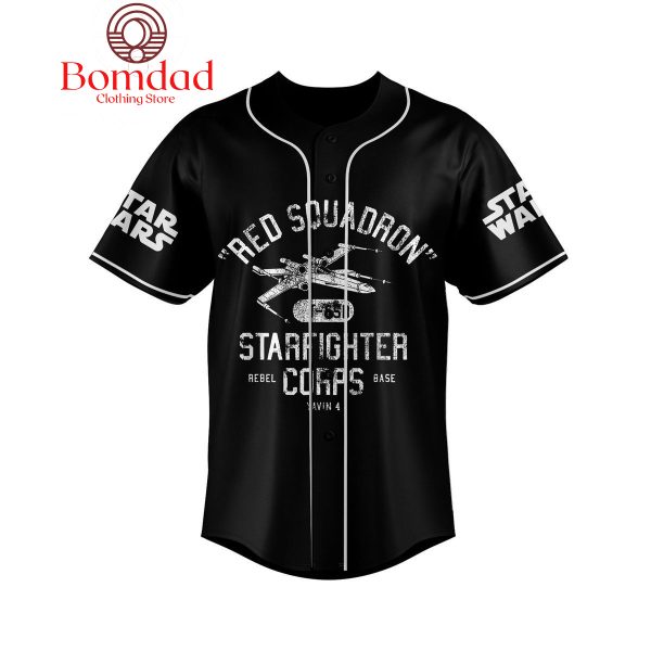 Star Wars Red Squadron Starfighter Corps Personalized Baseball Jersey