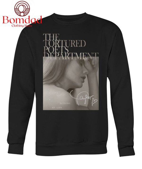 Taylor Swift The Tortured Poets Departments Album T-Shirt