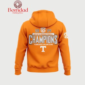 Tennessee Volunteers Men Basketball SEC Champions 2023-2024 Hoodie Shirts Orange