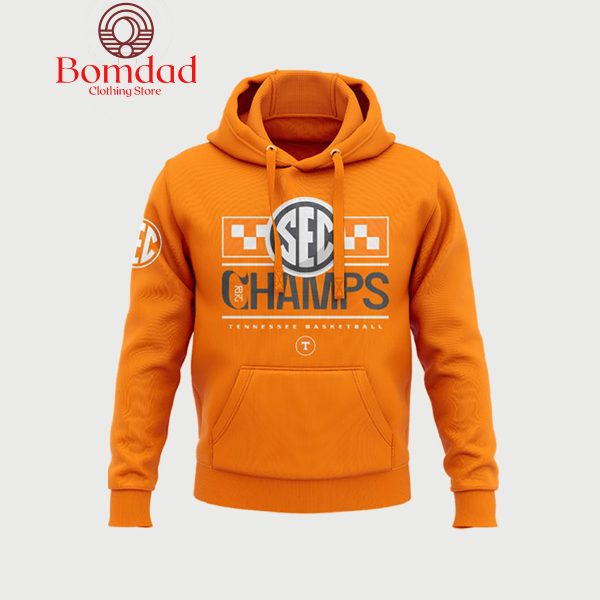 Tennessee Volunteers Men Basketball SEC Champions 2023-2024 Hoodie Shirts Orange
