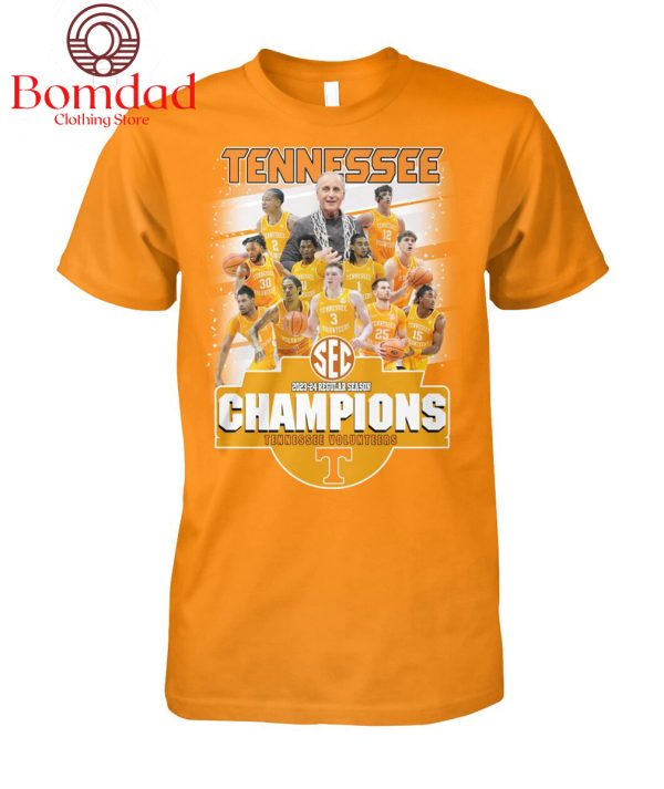 Tennessee Volunteers SEC Men Basketball Champions 2024 T-Shirt