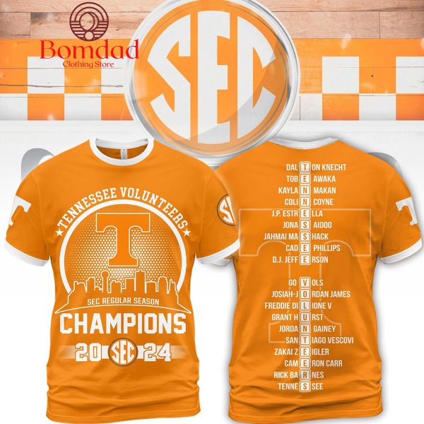 Tennessee Volunteers Sec Regular Season Champions 2024 Hoodie T Shirt