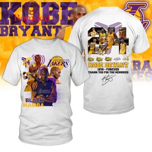 The Black Mamba Kobe Bryant 1978 Forever Hoodie T Shirt