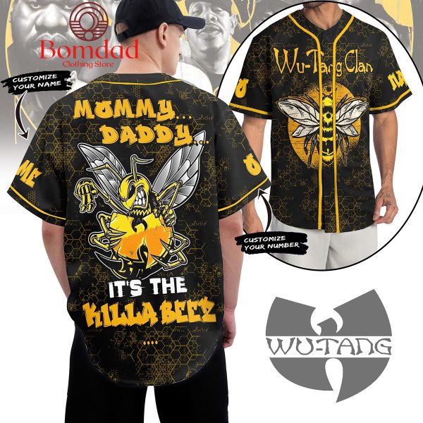 Wu-Tang Clan Mommy Daddy It’s The Killa Beez Personalized Baseball Jersey