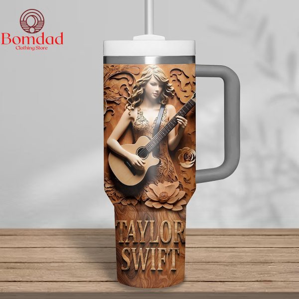 Taylor Swift Wooden Rose Fearless 40oz Tumbler